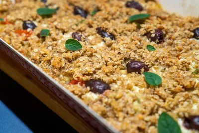 Cover image for Tomaten-Zucchini-Crumble